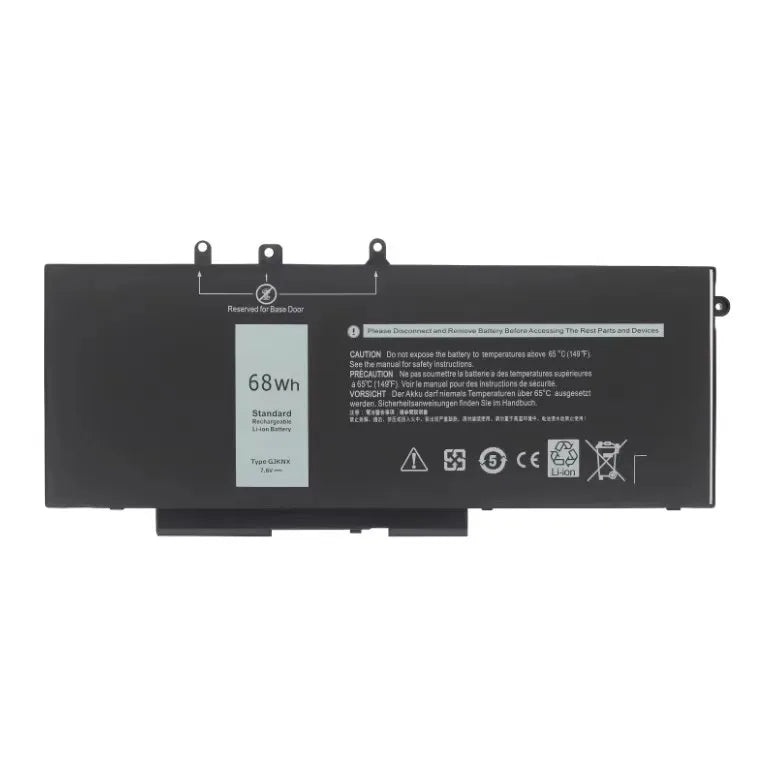7.6V 68WH GJKNX Laptop Battery For DELL Latitude 5480 5580 5280 5288 5290 5490 5491 5495 5590 5591 E5580 Precision 15 3520 3530