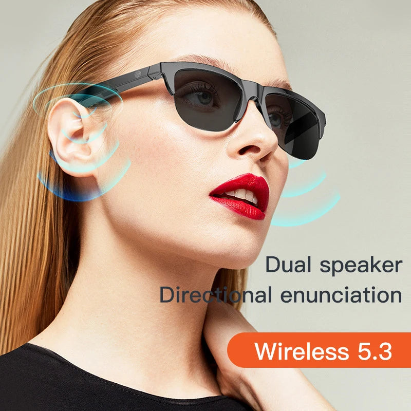 F06 Wireless Bluetooth 5.3 Sunglasses Headphones - Enjoy Music Wirelessly Hands-free Calling Music Outdoor Sports Eyeglasses TWS