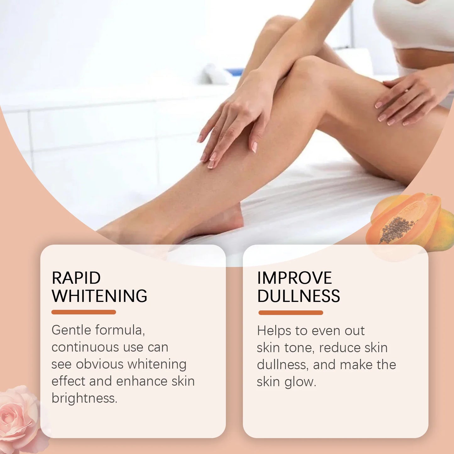 Body Whitening Oil 100ml Natural Organic Relaxing Muscle Hydrating SPA Aromatherapy Skin Brightening Smoothing Body Massage Oil