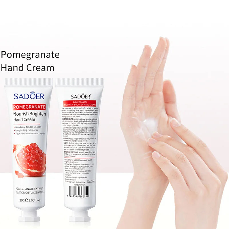 Lasting Moisturizing Bone Collagen Hand Cream Long Term Nourishing Pomegranate Hand Cream Korean Skin Care Handcare Products