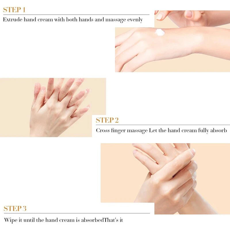 Lasting Moisturizing Bone Collagen Hand Cream Long Term Nourishing Pomegranate Hand Cream Korean Skin Care Handcare Products