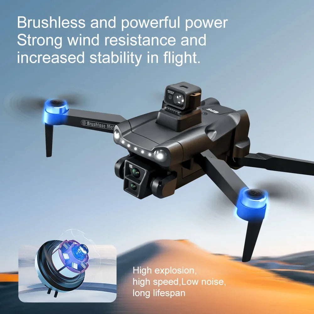 Original V198GPS Drone ESC 8K Profesional  Brushless Laser obstacle avoidance Aerial Optical Foldable Quadcopter Mini Dron New