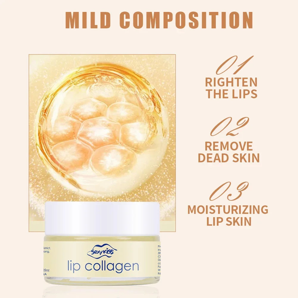 Lip Collagen Soothing and Moisturizing Delicate Lips To Prevent Cracking Freezing Exfoliation Day Night Repair Lip Care Products