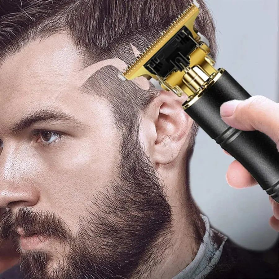 Electric Waterproof Sculpture Barber Oil Head Electric Hair Clippers Shaving Hair Electric Hair Clippers Bald Head Artifacts