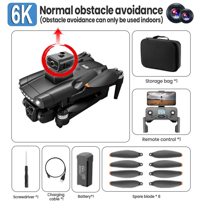 Original V198GPS Drone ESC 8K Profesional  Brushless Laser obstacle avoidance Aerial Optical Foldable Quadcopter Mini Dron New