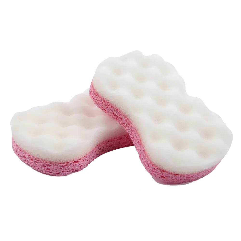 Soft Bath Sponge Body Scrub Bast Wisp Massage Brush Body Washcloth Skin Scrubber Relax Exfoliating Skincare Shower Accessories