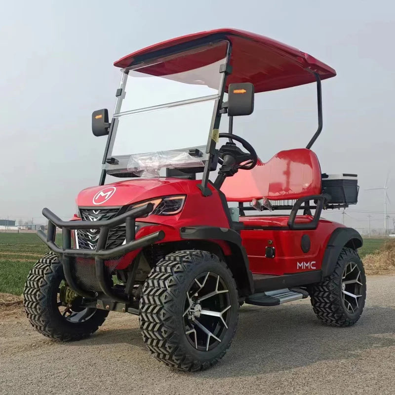Brand New 4 Wheel Utility Vehicle 2 4 6 Seater 48/60/72V Electric Scooter Club Car Off Road Golf Cart With Rear Cargo Box