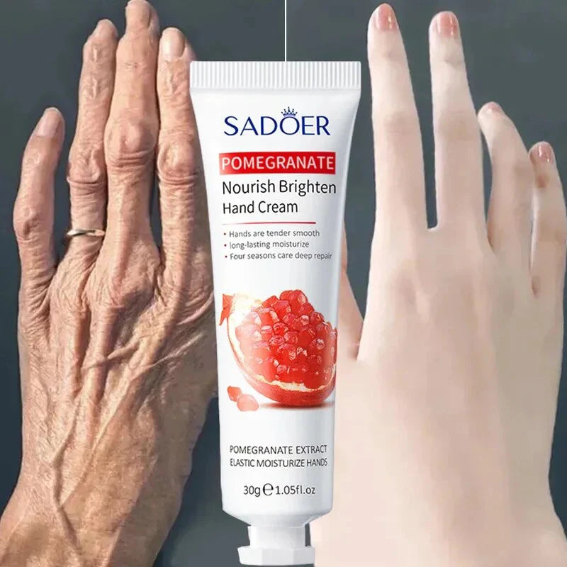 Lasting Moisturizing Bone Collagen Hand Cream Long Term Nourishing Pomegranate Hand Cream Korean Skin Care Handcare Products