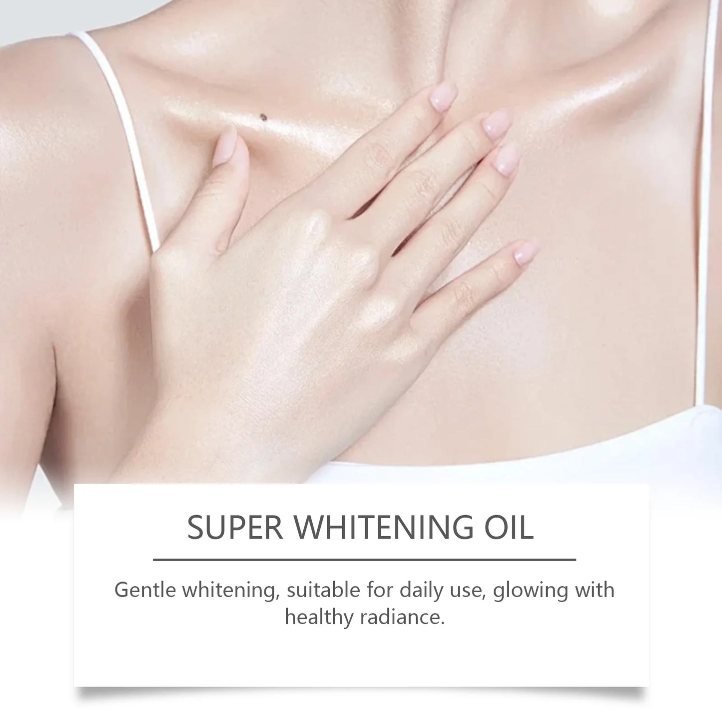Body Whitening Oil 100ml Natural Organic Relaxing Muscle Hydrating SPA Aromatherapy Skin Brightening Smoothing Body Massage Oil