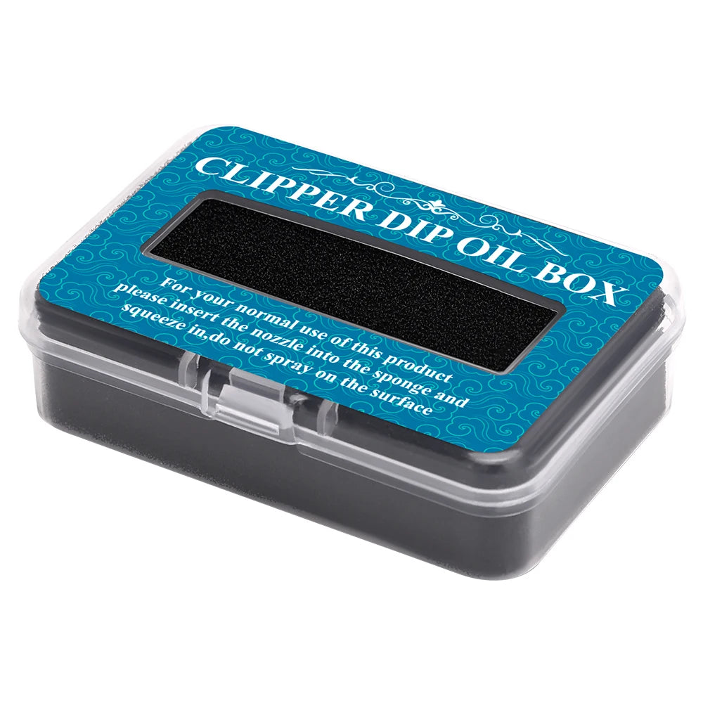 Barbershop Hair Clippers Shavers Lubricating Blade Rust Prevention Protection Repair Electric Push Oil Storage Box Anti-Rust