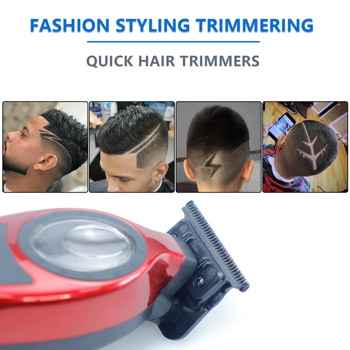 HClippers Barber Hair Trimmer Professional Men's Electric Hair Clipper with DLC Coating Blade for Hair Styling Trimmering HC231S