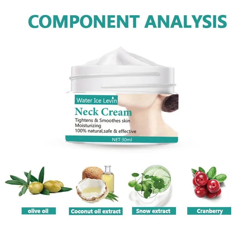 Tighten Lift Neck Care Cream Lightens Fine Lines Brightens Firms Nourishes Neck Cream Lightening Smoothing Moisturizer Cream