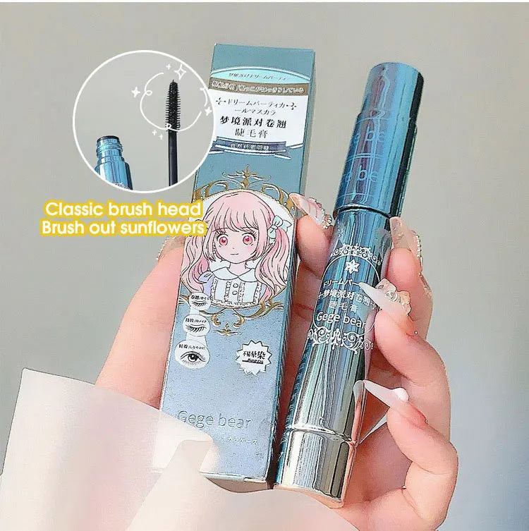 Fiber base mascara case is waterproof, thin and long, not easy to smudging and lengthening Long natural curling