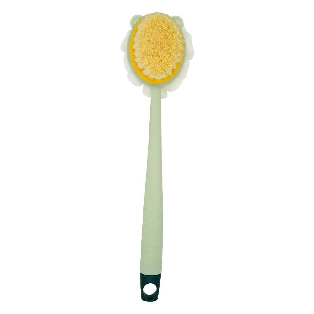 Bath Brush Back Body Bath Shower Sponge Scrubber Brushes With Handle Exfoliating Scrub Skin Massager Exfoliation Bathroom Brush