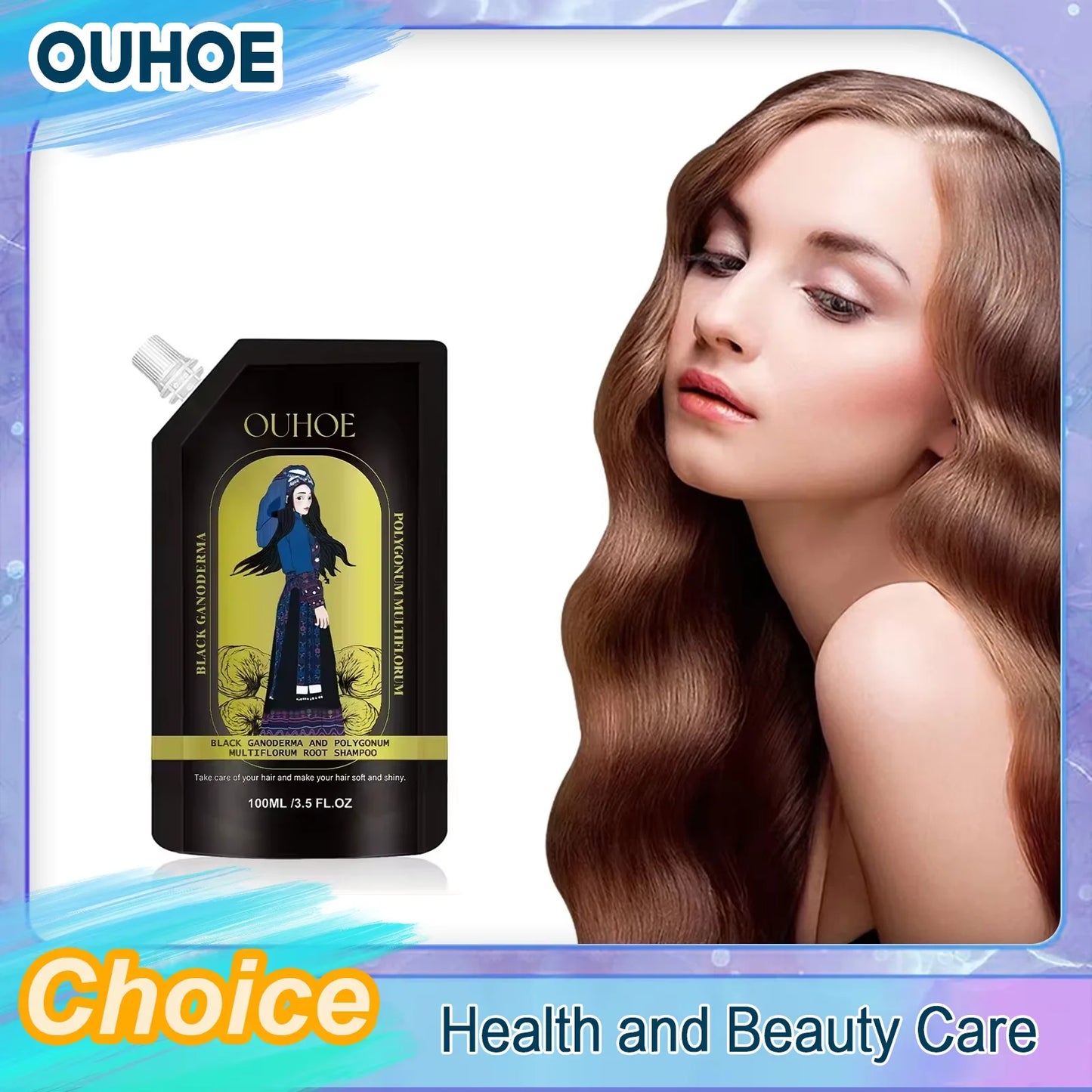 Hair Growth Shampoo Deep Cleaning Prevent Hair Loss Scalp Treatment Anti Thinning Improve Frizz Refreshing Oil Control Hair Care