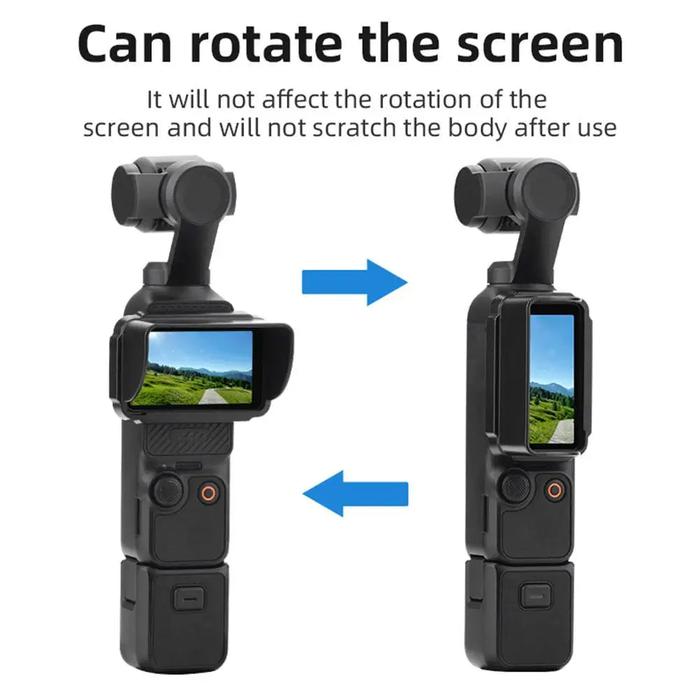 Sun Shade For DJI Osmo Pocket 3 Light Weight Screen Sunshade Hood Cover Anti-glare Handheld Gimbal Camera Accessories