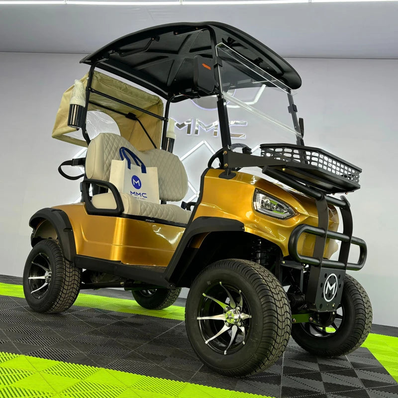 Brand New 4 Wheel Utility Vehicle 2 4 6 Seater 48/60/72V Electric Scooter Club Car Off Road Golf Cart With Rear Cargo Box