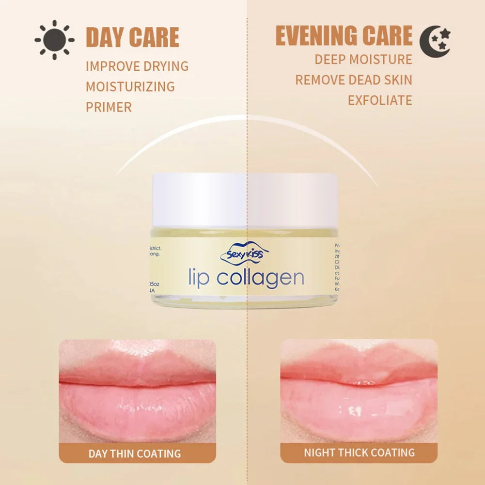 Lip Collagen Soothing and Moisturizing Delicate Lips To Prevent Cracking Freezing Exfoliation Day Night Repair Lip Care Products