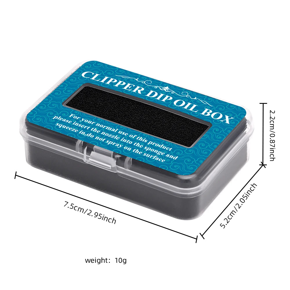 Barbershop Hair Clippers Shavers Lubricating Blade Rust Prevention Protection Repair Electric Push Oil Storage Box Anti-Rust