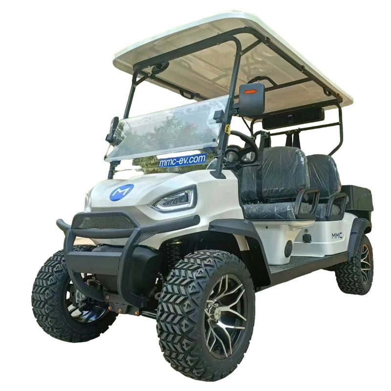 Brand New 4 Wheel Utility Vehicle 2 4 6 Seater 48/60/72V Electric Scooter Club Car Off Road Golf Cart With Rear Cargo Box