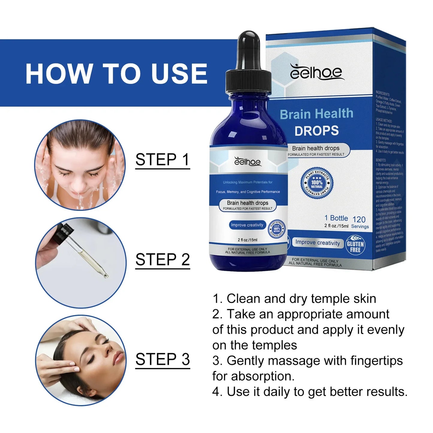 Body Care Essential Oil Relieves Physical Discomfort Anti Anxiety Restore Energy Relaxes Mind Headache Relief Health Products