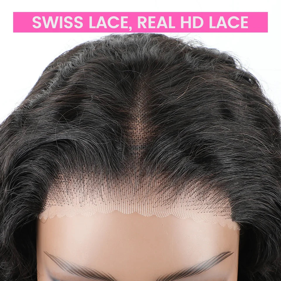 Wear Go Wig ISEE Hair Mongolian Water Wave 6x4 Glueless Preplucked Human Wigs Ready To Go Pre Cut Lace Easy Install HD Lace Wigs