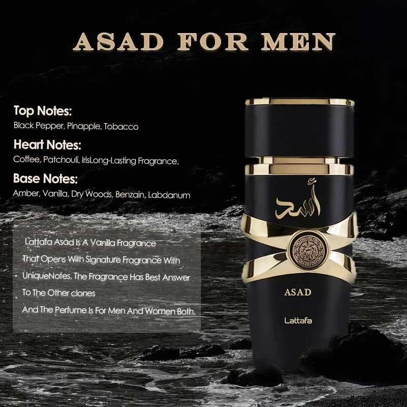 Perfume Hombre Oil Original Eau De Parfum Body Spray Deodorants Men Women Gift Mor Tous Asad Femme Lasting Fragrances