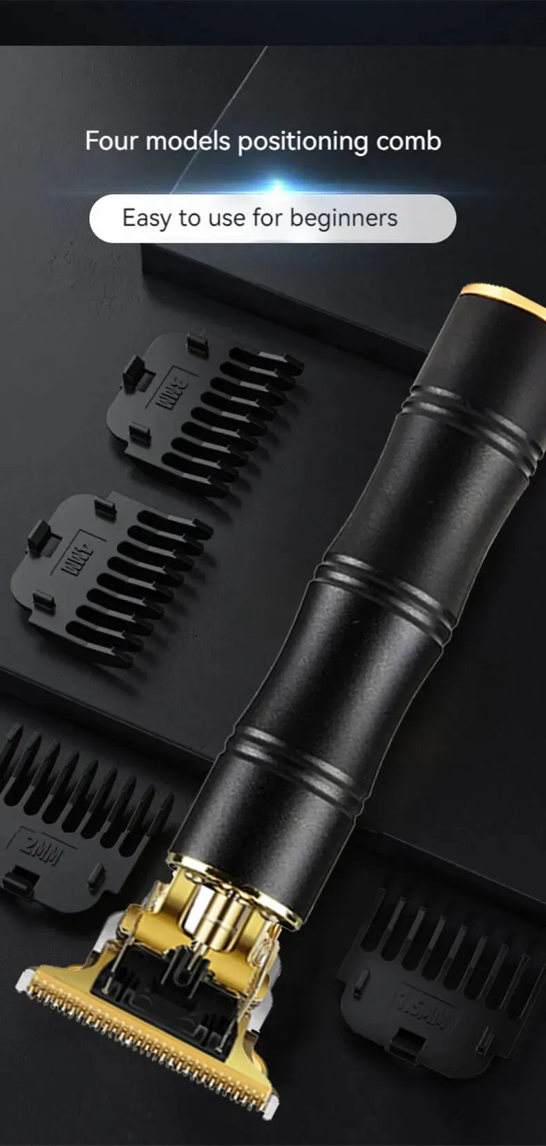 Electric Waterproof Sculpture Barber Oil Head Electric Hair Clippers Shaving Hair Electric Hair Clippers Bald Head Artifacts