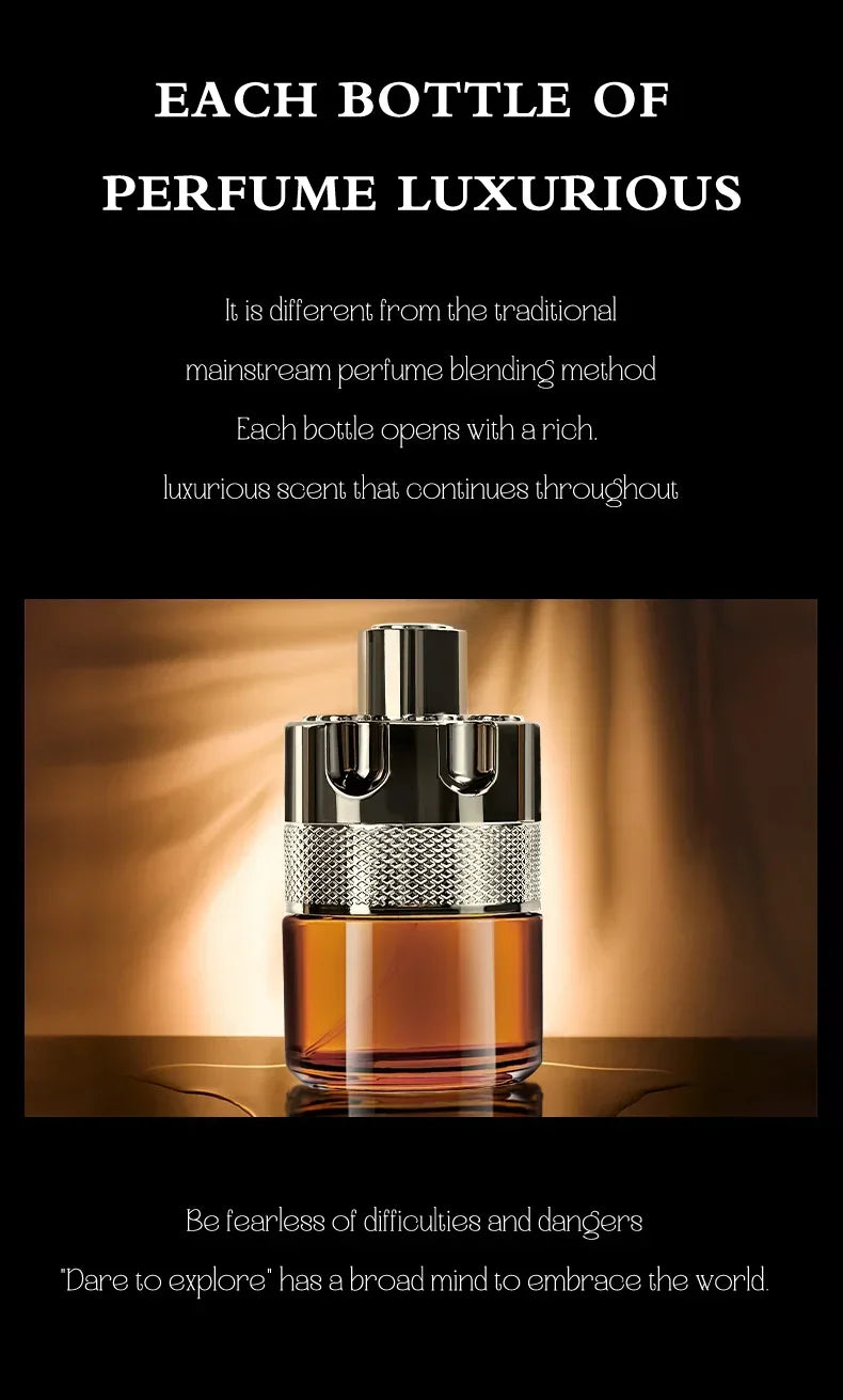 100ml Mens Charm Cologne Original Perfumes High Quality Strong Pheromones Attract Women Suitable Going Out Parties Fragrance