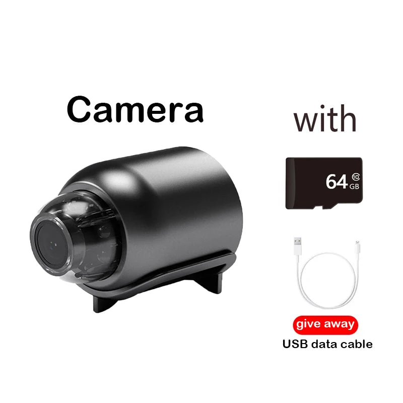 X5 Mini Camera Wifi Wireless Smart Home 1080P IP Camera Indoor Security Surveillance Night Vision Camcorder Audio Video Recorder