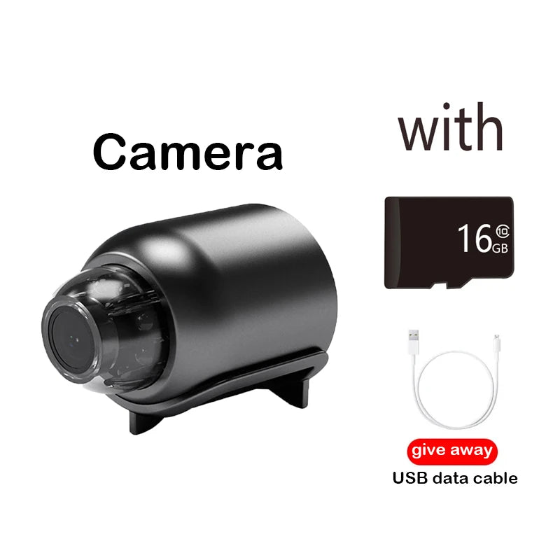 X5 Mini Camera Wifi Wireless Smart Home 1080P IP Camera Indoor Security Surveillance Night Vision Camcorder Audio Video Recorder