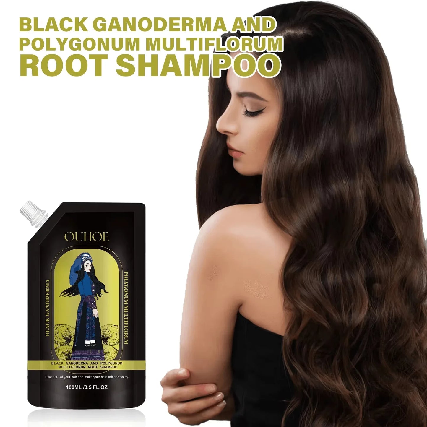 Hair Growth Shampoo Deep Cleaning Prevent Hair Loss Scalp Treatment Anti Thinning Improve Frizz Refreshing Oil Control Hair Care