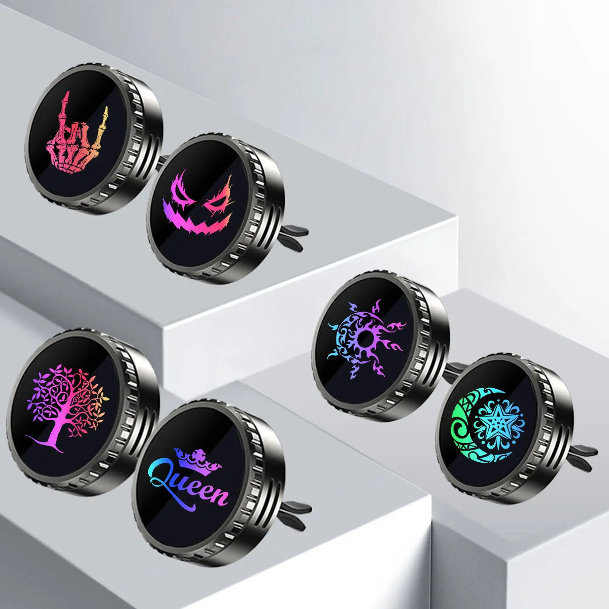 Cologne Car Air Outlet Aromatherapy Solid Fragrance Diffuser Accessories Car Air freshener Dual-purpose vent clip and charm