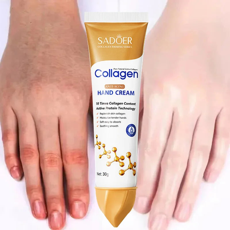 Lasting Moisturizing Bone Collagen Hand Cream Long Term Nourishing Pomegranate Hand Cream Korean Skin Care Handcare Products