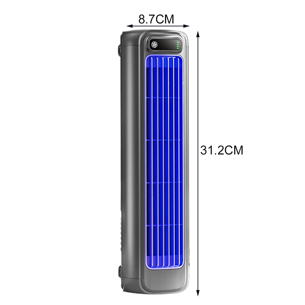 Multifunctional Electric Fan USB Cooling Fan AIr Conditioner Battery Powered Lightweight Desk Fan For Summer Bedroom Home Office