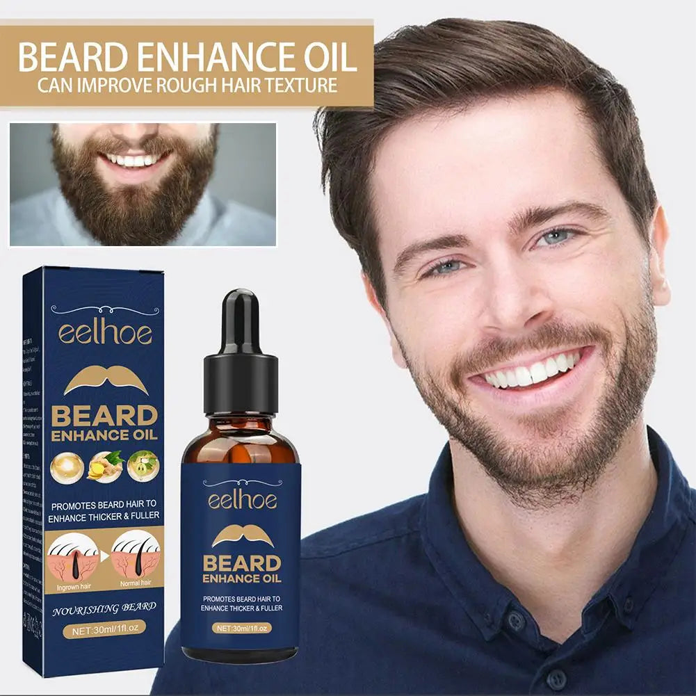 30ml Beard Care Oil For Men Beard Growth Grooming  Soften Strengthen Styling Beard Oil Thicker Nourish Beard Serum Beard Care