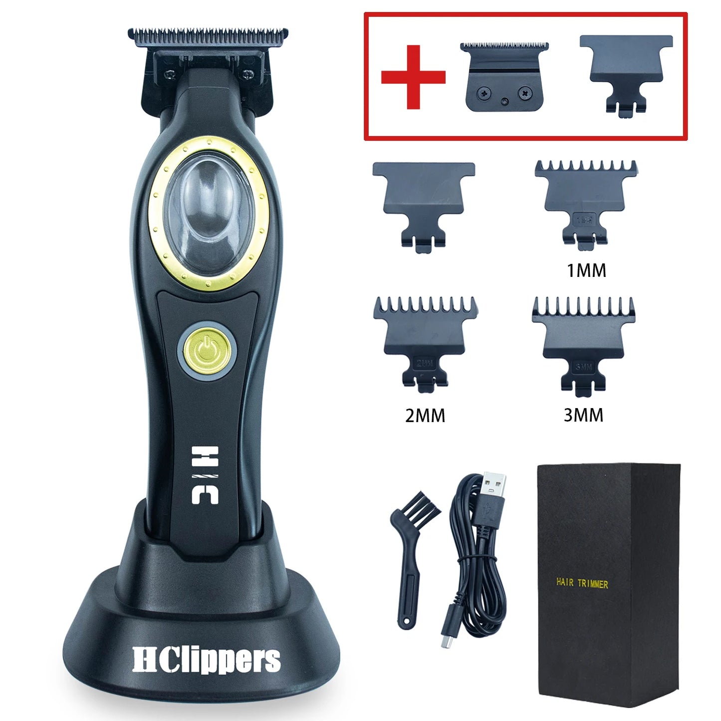 HClippers Barber Hair Trimmer Professional Men's Electric Hair Clipper with DLC Coating Blade for Hair Styling Trimmering HC231S