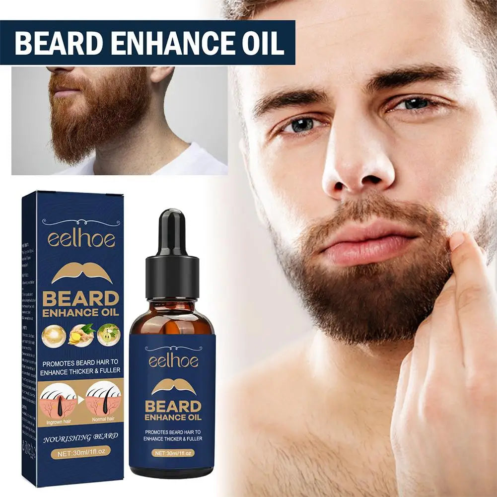 30ml Beard Care Oil For Men Beard Growth Grooming  Soften Strengthen Styling Beard Oil Thicker Nourish Beard Serum Beard Care