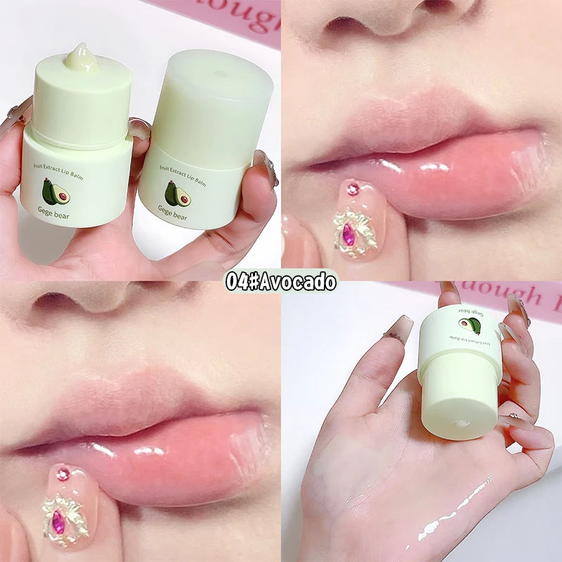 Gege Bear Fruit Extract Lip Balm Moisturizing and Anti-Cracking Lip Gloss in Autumn and Winter