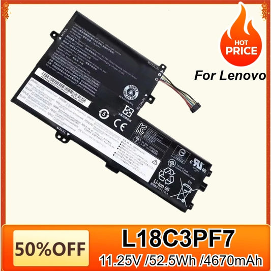 New L18C3PF7 Laptop Battery for Lenovo L18L3PF3 L18C3PF6 L18M3PF6 L18C3PF7  for Lenovo IdeaPad S340 S340-14API/14IIL/14IML 14IWL