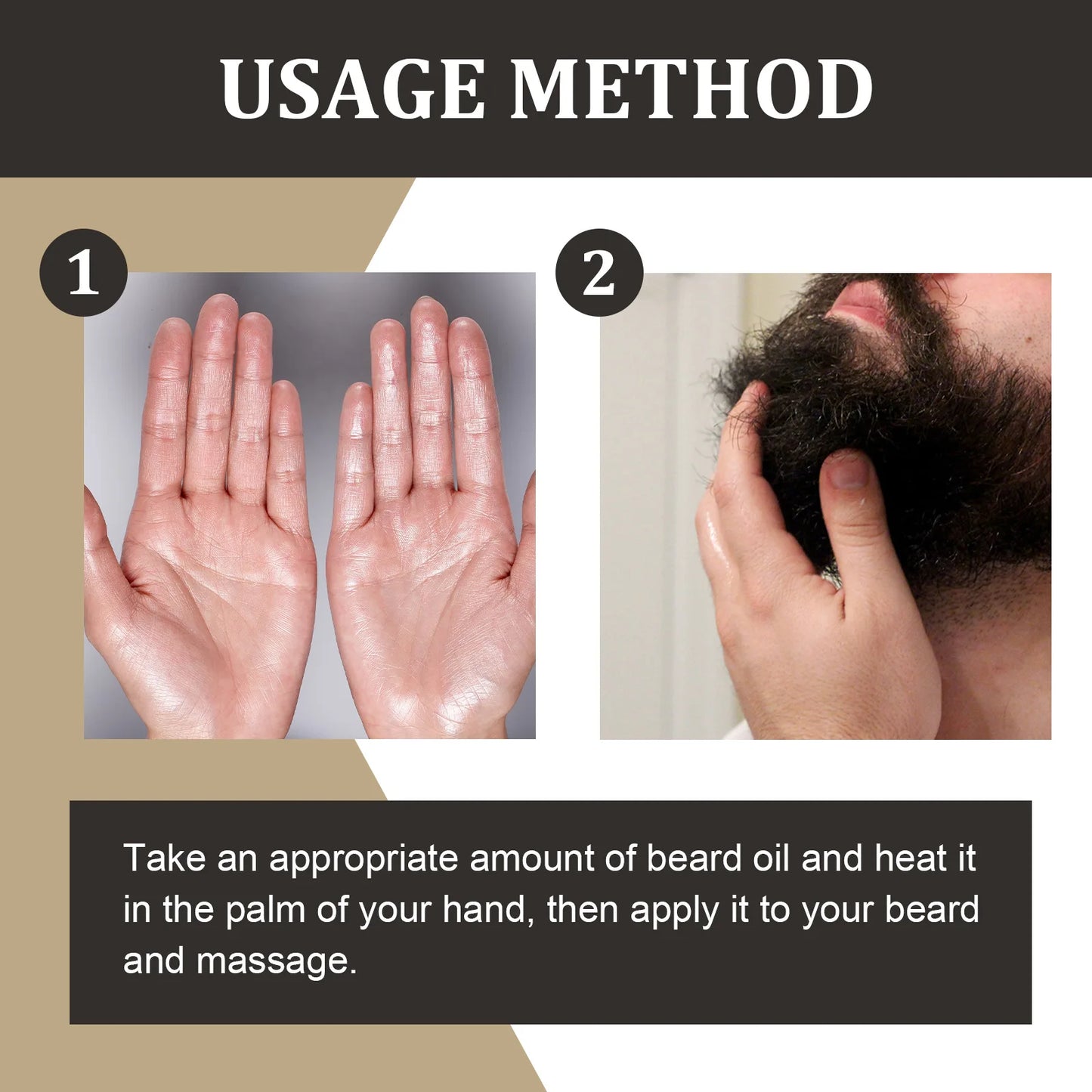 Beard Oil Moisturizing Mustaches Conditioner Oil Shine Soften Beards Strengthens Mustaches Smooth Nourishing Beard Essential Oil