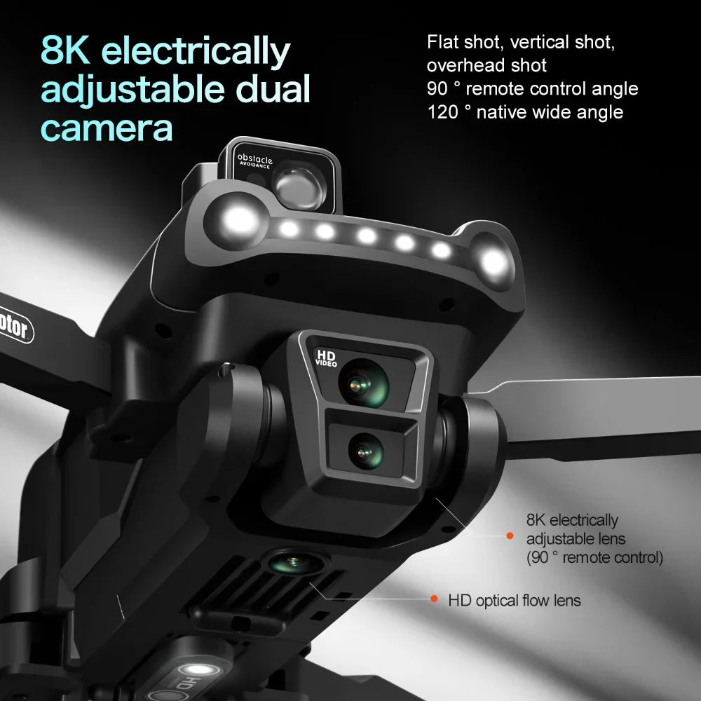 Original V198GPS Drone ESC 8K Profesional  Brushless Laser obstacle avoidance Aerial Optical Foldable Quadcopter Mini Dron New