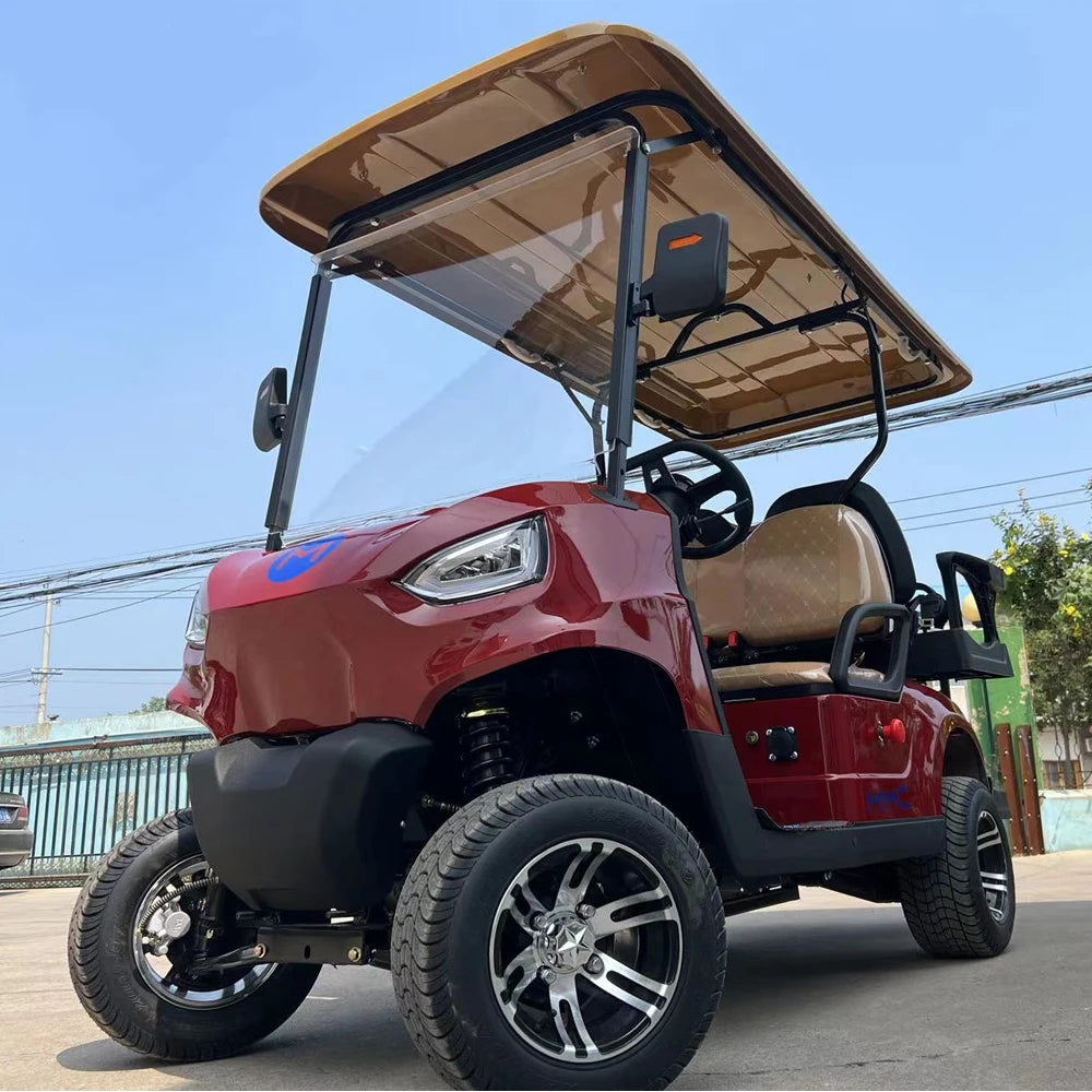 Brand New 4 Wheel Utility Vehicle 2 4 6 Seater 48/60/72V Electric Scooter Club Car Off Road Golf Cart With Rear Cargo Box