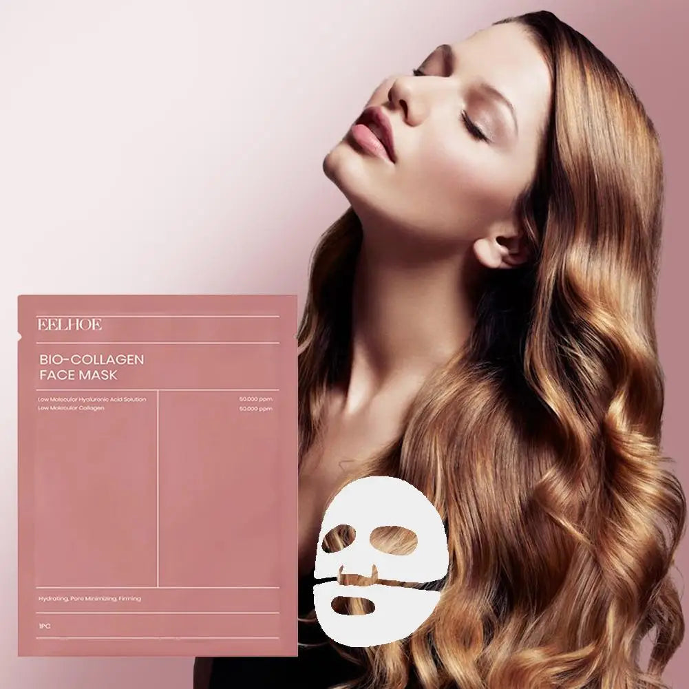 5/10pcs Collagen Face Mask Moisturizing Refreshing Brightening Nourish Deep Hydration Moisturizer Feels light Collagen Skin Care