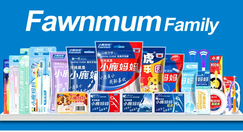 Fawnmum 50/100pcs Double Line Dental Floss Toothpicks Fresh Breath Dental Flosser Disposable Floss Stick For Oral Care
