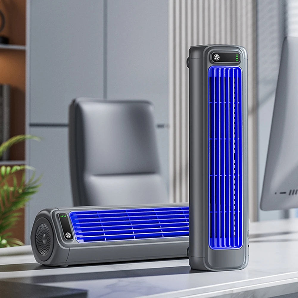 Multifunctional Electric Fan USB Cooling Fan AIr Conditioner Battery Powered Lightweight Desk Fan For Summer Bedroom Home Office