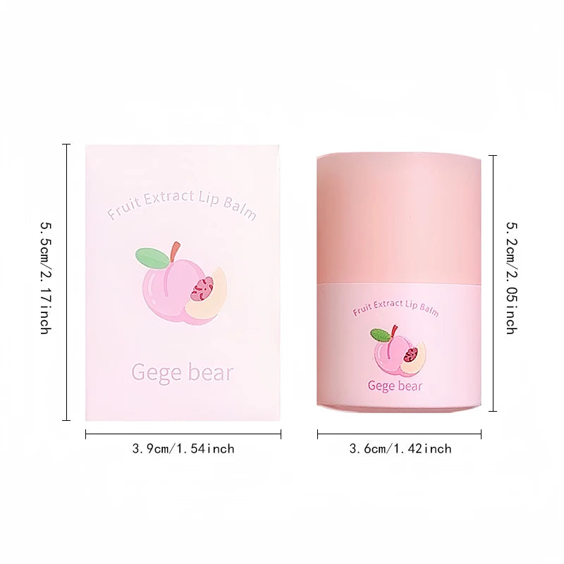 Gege Bear Fruit Extract Lip Balm Moisturizing and Anti-Cracking Lip Gloss in Autumn and Winter