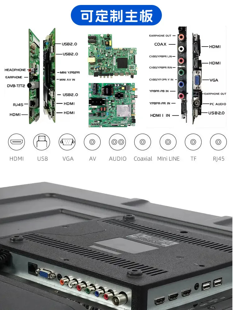75 inch 4K high definition LCD TV 98 inch QLED Dot TV Smart Network Smart TV