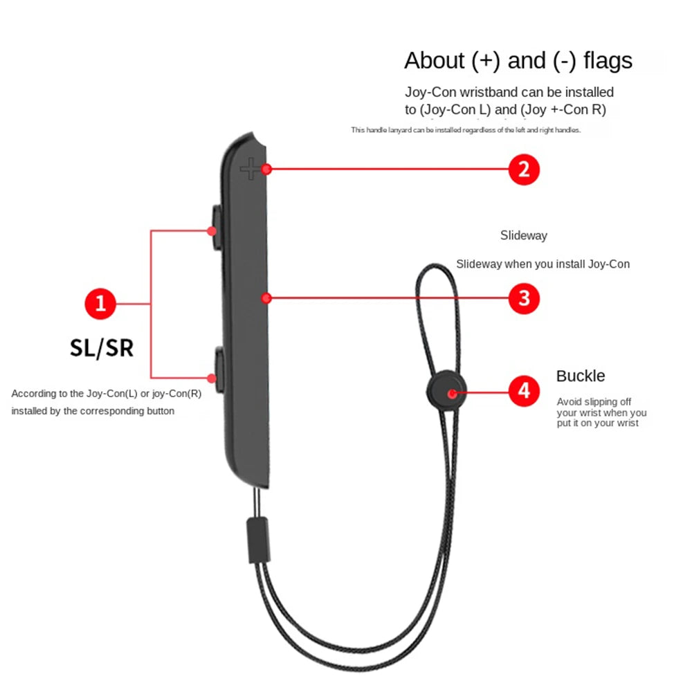 for Nintend Switch & OLED Gamepad Controller Wrist Strap Gamepad Hand Rope Joycon Wrist Strap Laptop Video Games Accessories