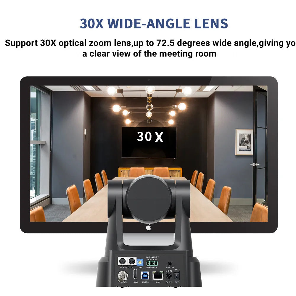 4K/1080P Video Conference Camera HDMI SDI LAN USB 12/20X NDI 60/30FPS AI Tracking for Church Meet Zoom Youtube Skype Live Stream